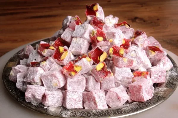 Double-Roasted Angel Delight with Pistachio & Pomegranate