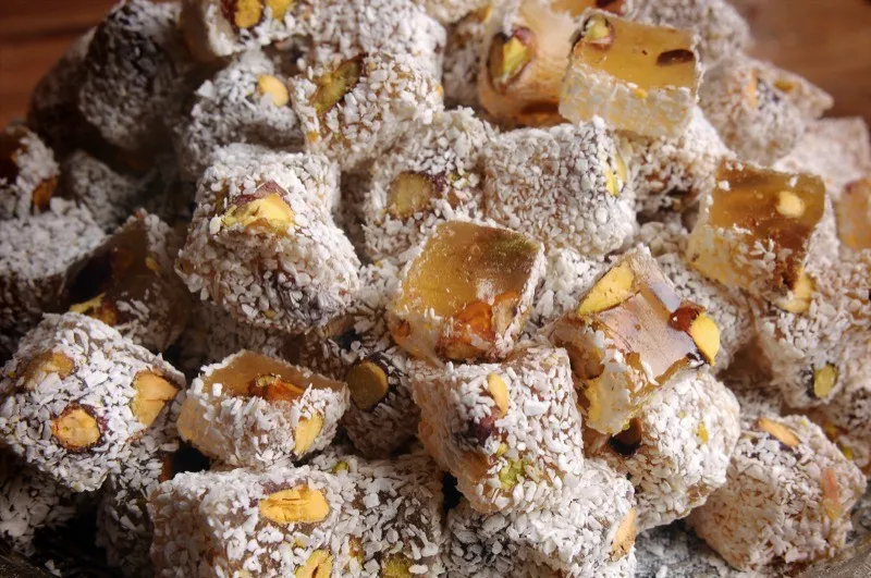 Double-Roasted Angel Delight with Pistachio & Coconut