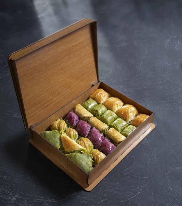 The Signature Box, an assortment of Sulta Rosa confections