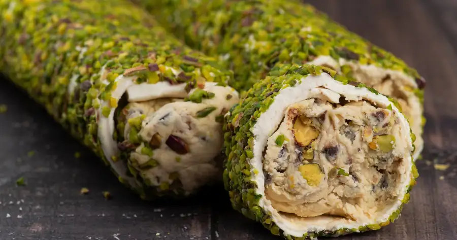 Pistachio roll, a luxury host gift from Sulta Rosa