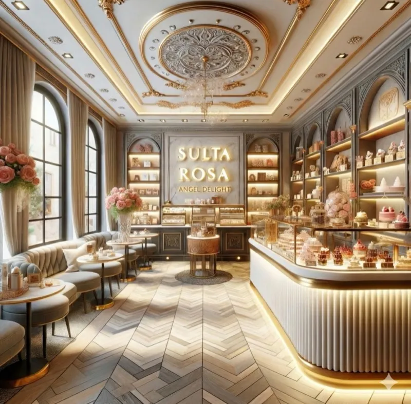 Sulta Rosa Fine Confections interior